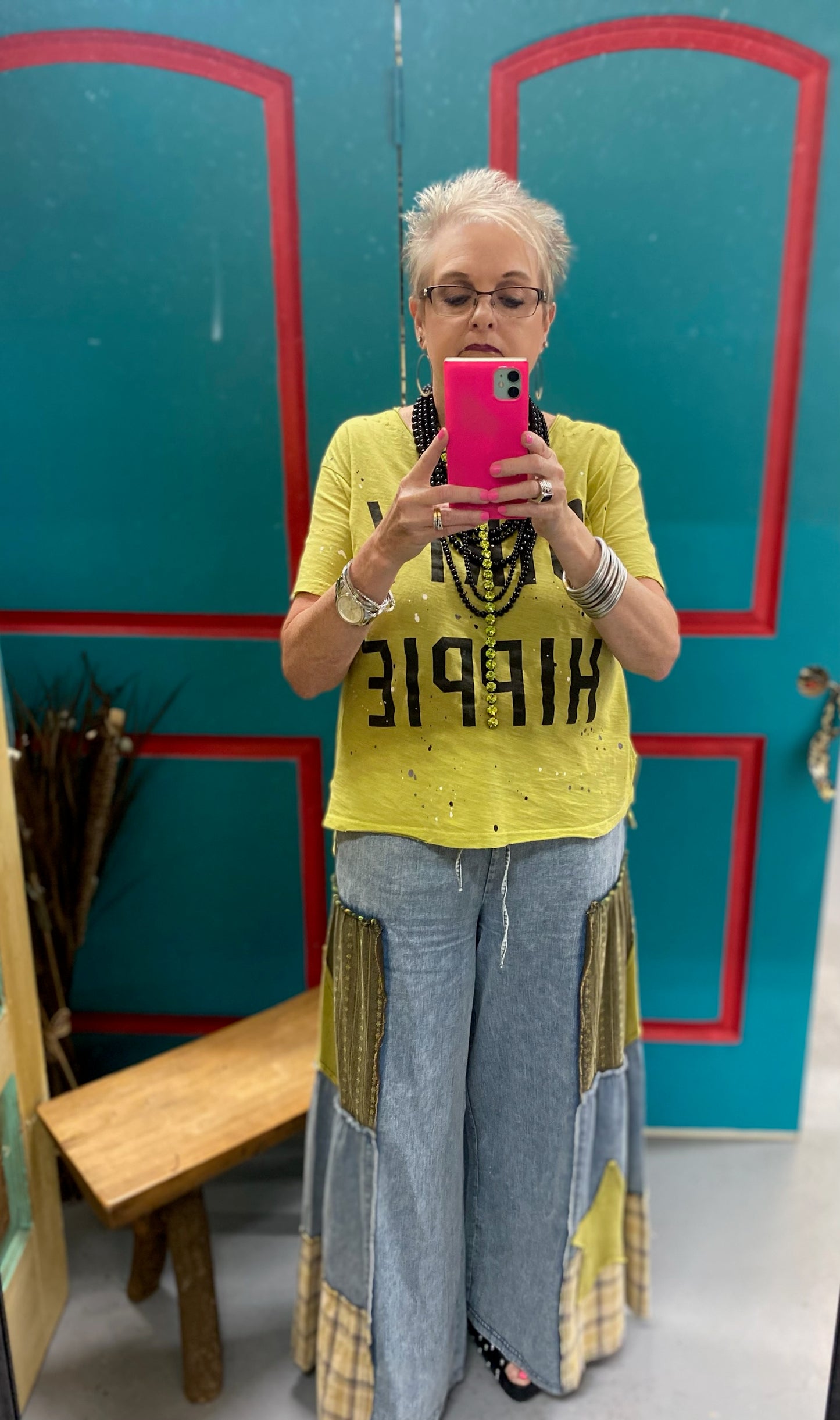 Chartreuse Dirty Hippie T-shirt
