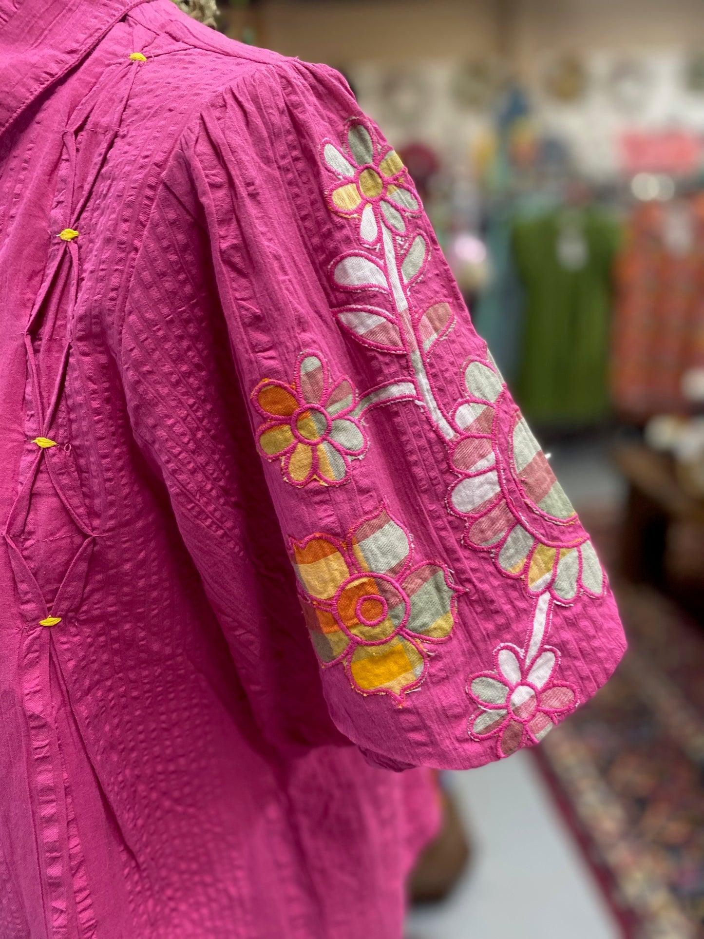 Brinkley Fuchsia Top
