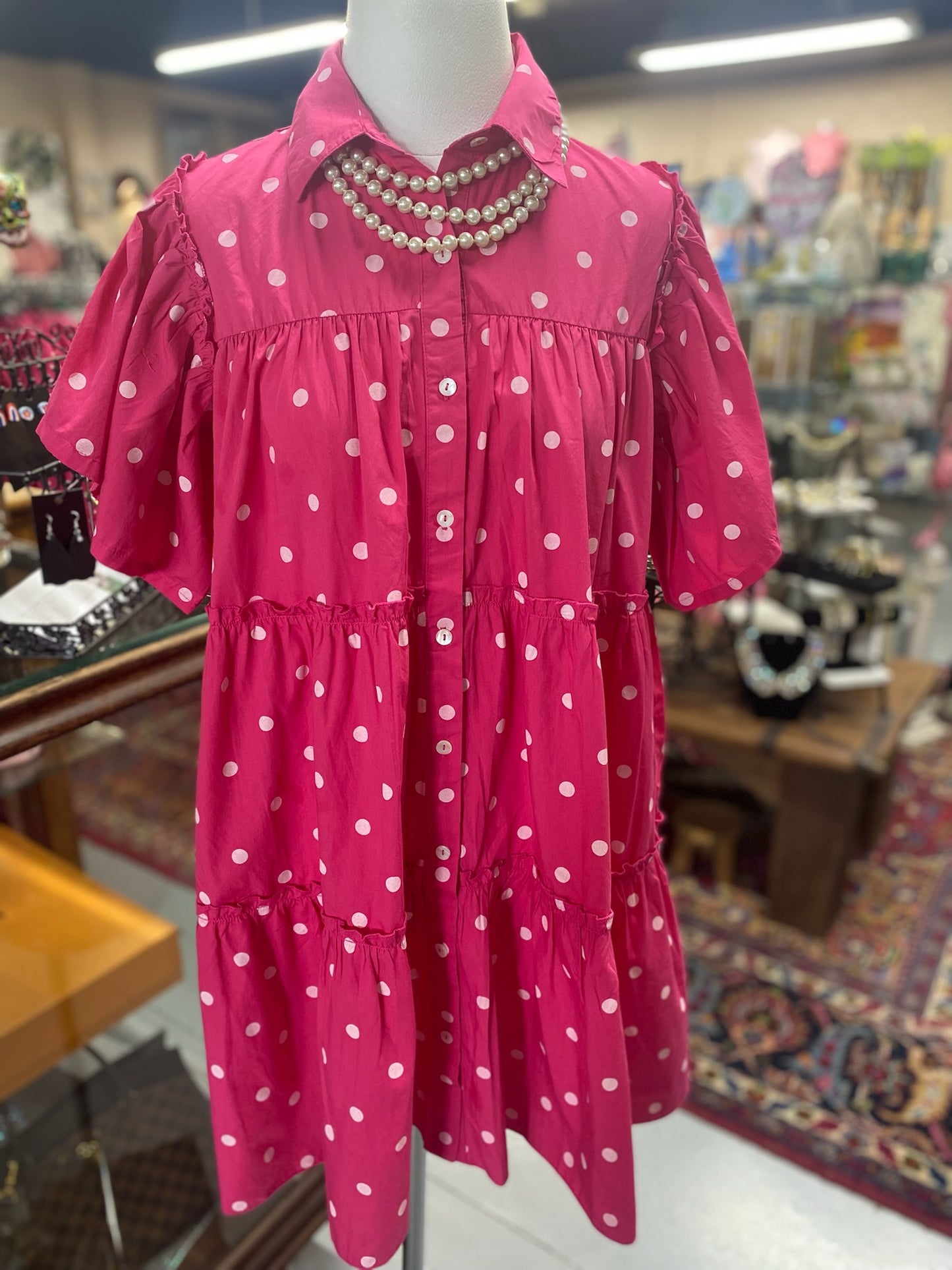 Stella Dress in Pink