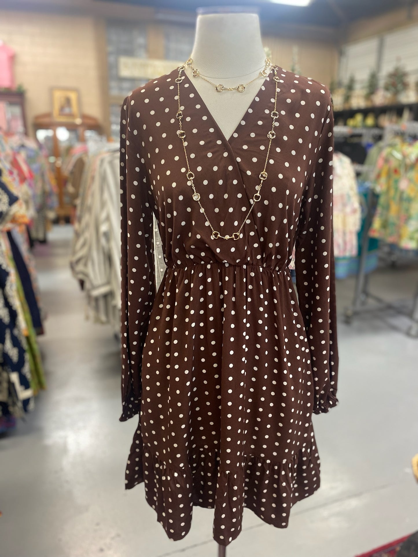 Penny Polka Dot Dress with Pockets