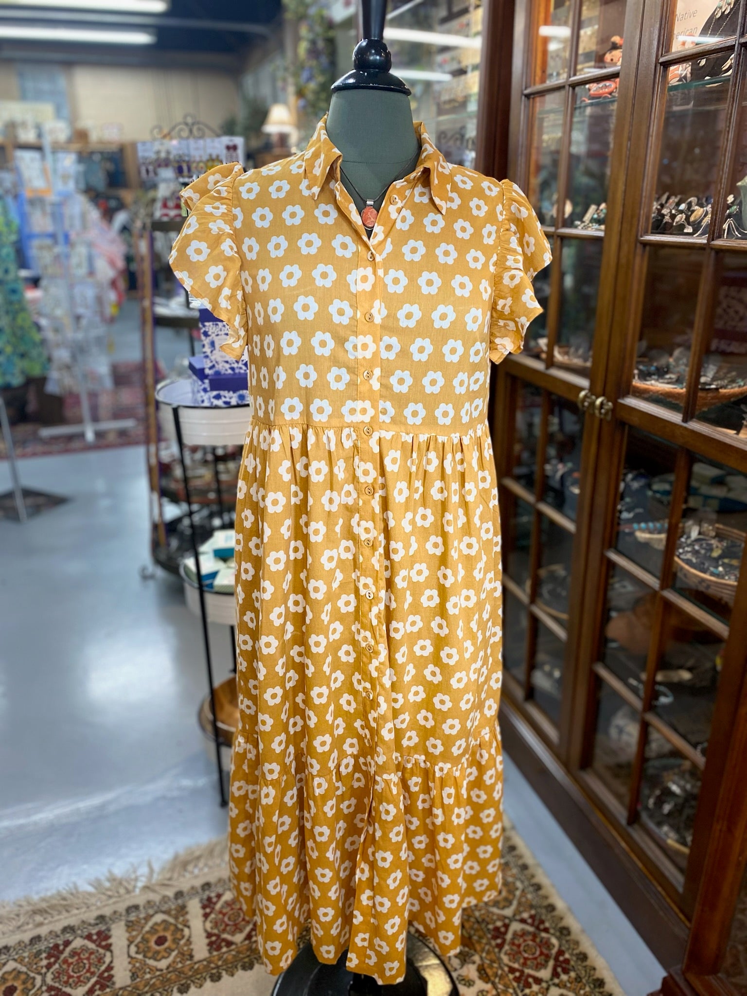 cotton on daisy dress Dresses | Cotton On Green Daisy Dress