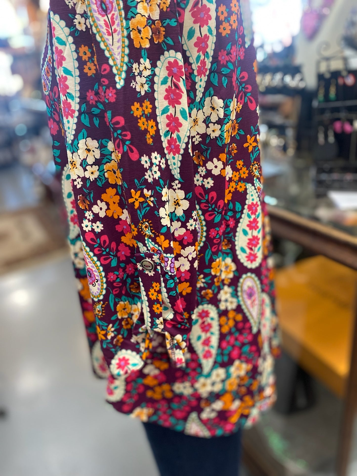 Poppy Wine Top