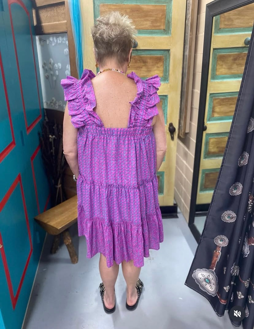 Very Peri Sundress Periwinkle with pockets