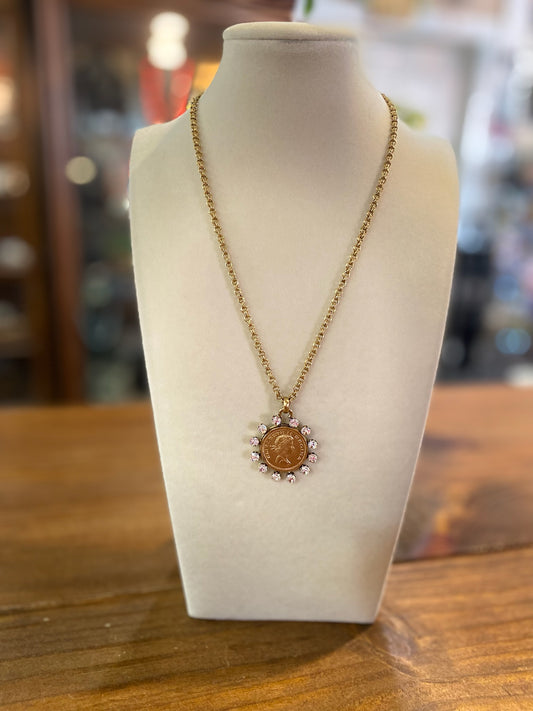 Coin Pendant Necklace