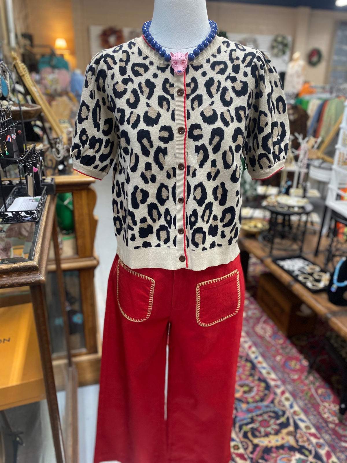 Leopard Cardigan
