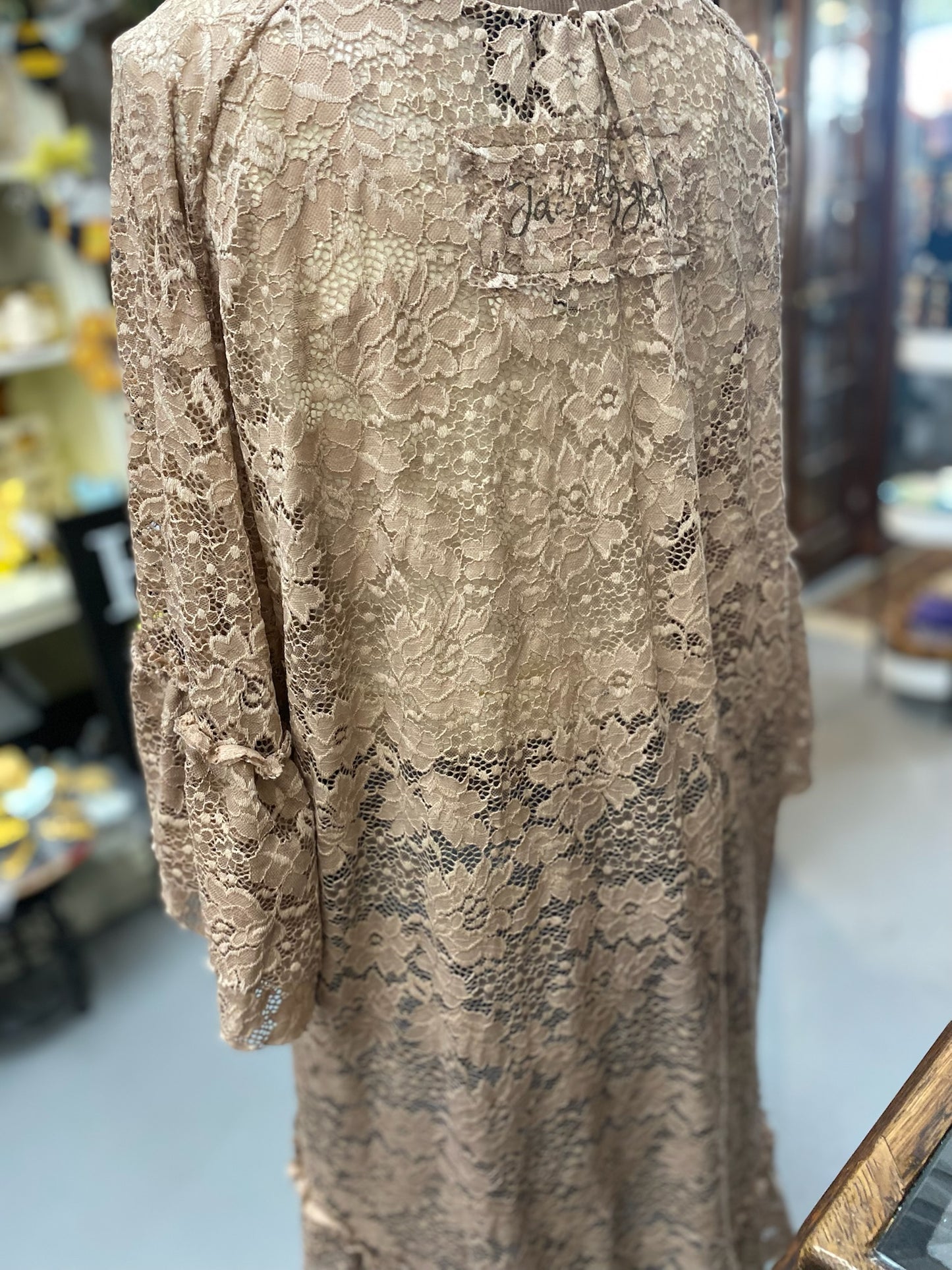 Layered in Time Tunic in Chocolate