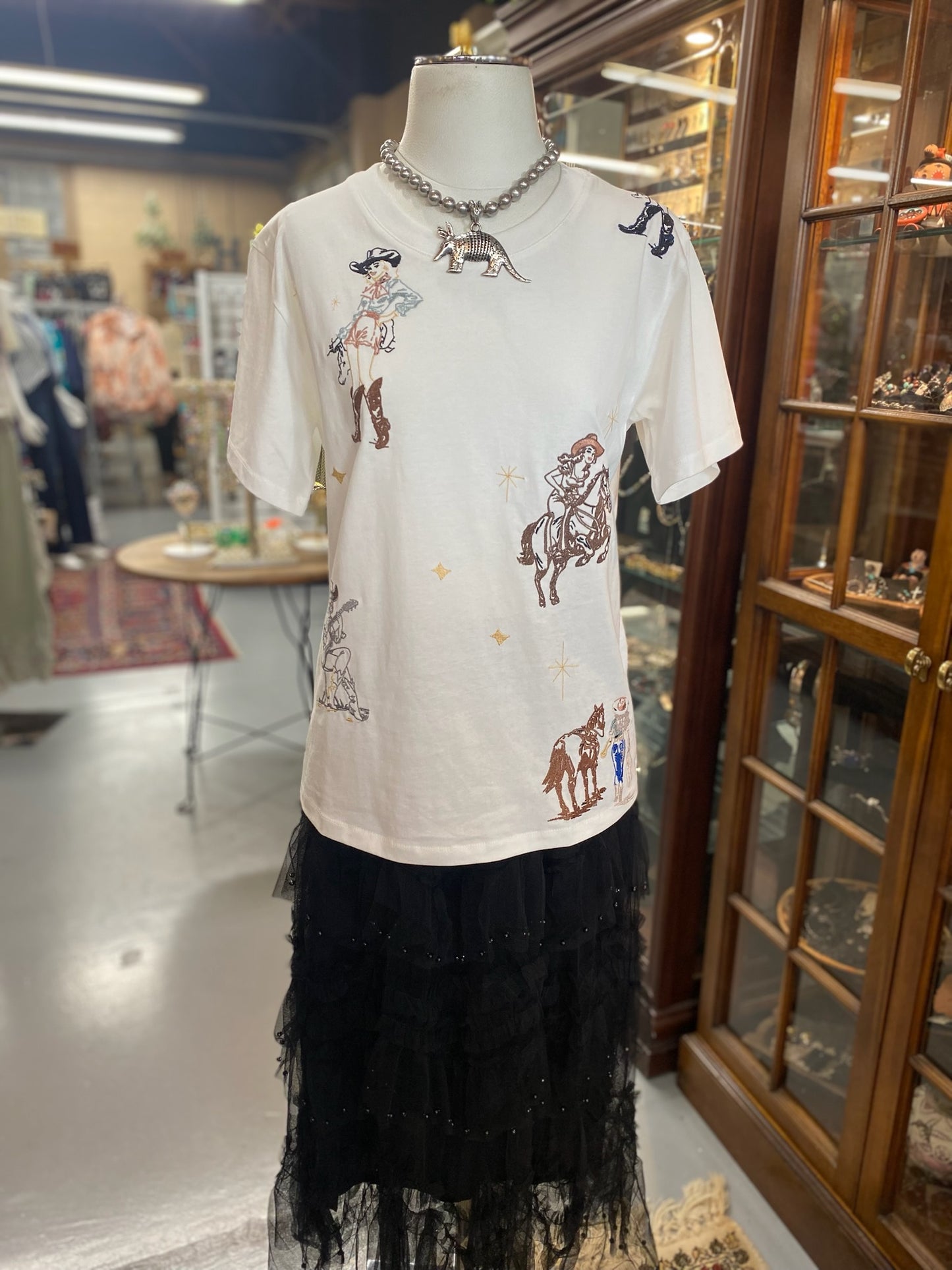 Western Embroidery T-shirt