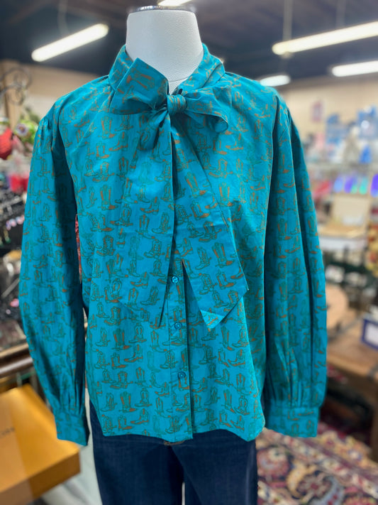 Sadie Top in Teal