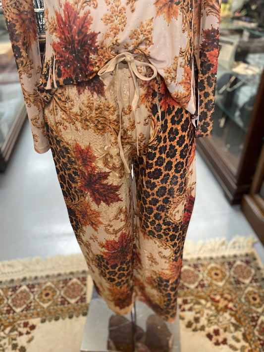 Fall Drawstring Pants with Pockets