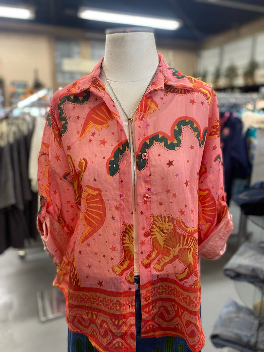 Wizard Top in Pink