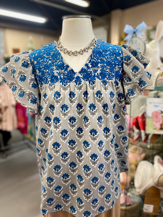 Alura Top with Embroidery