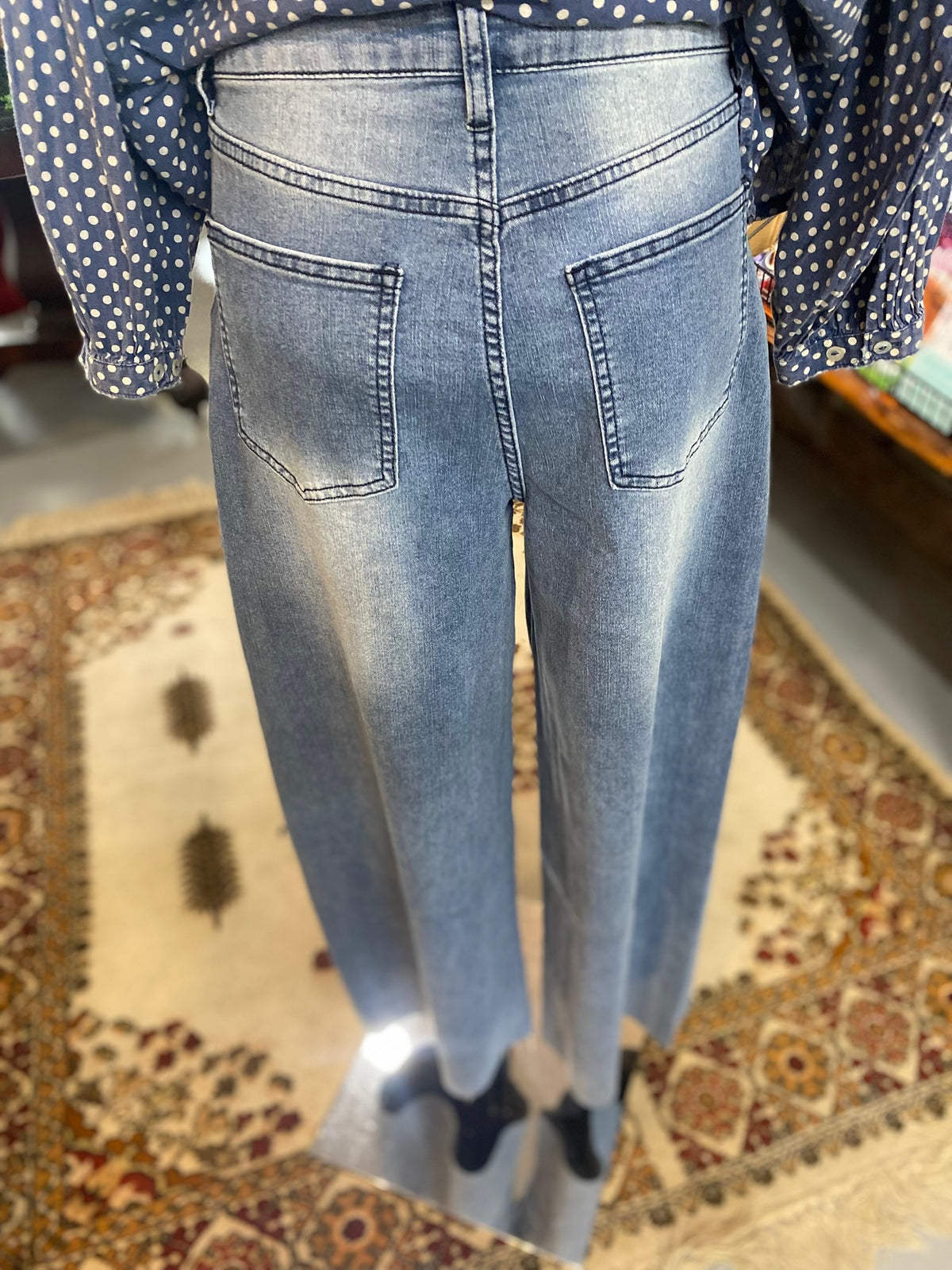 Love Denim Pants with Raw Hem