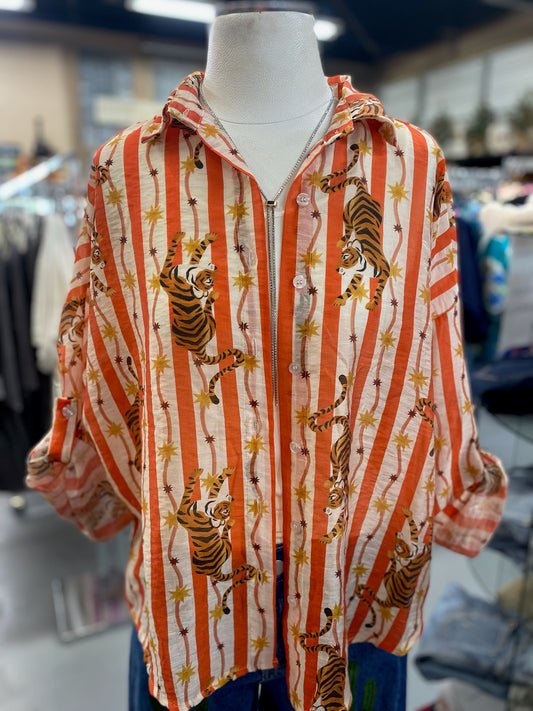 Tiger Top in Orange