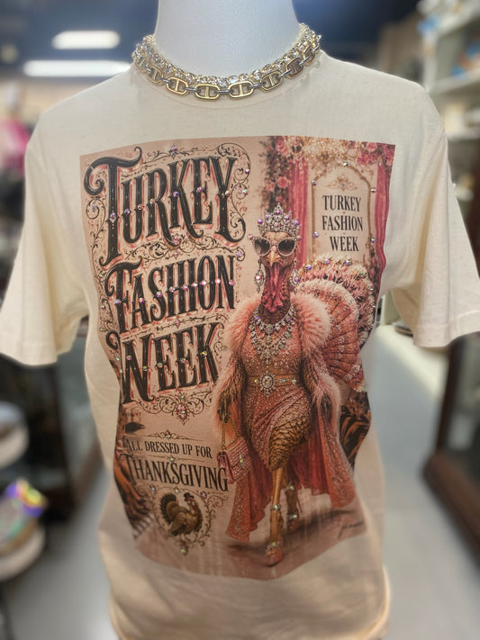 Turkey Fashion Week T-SHIRT with embellishments