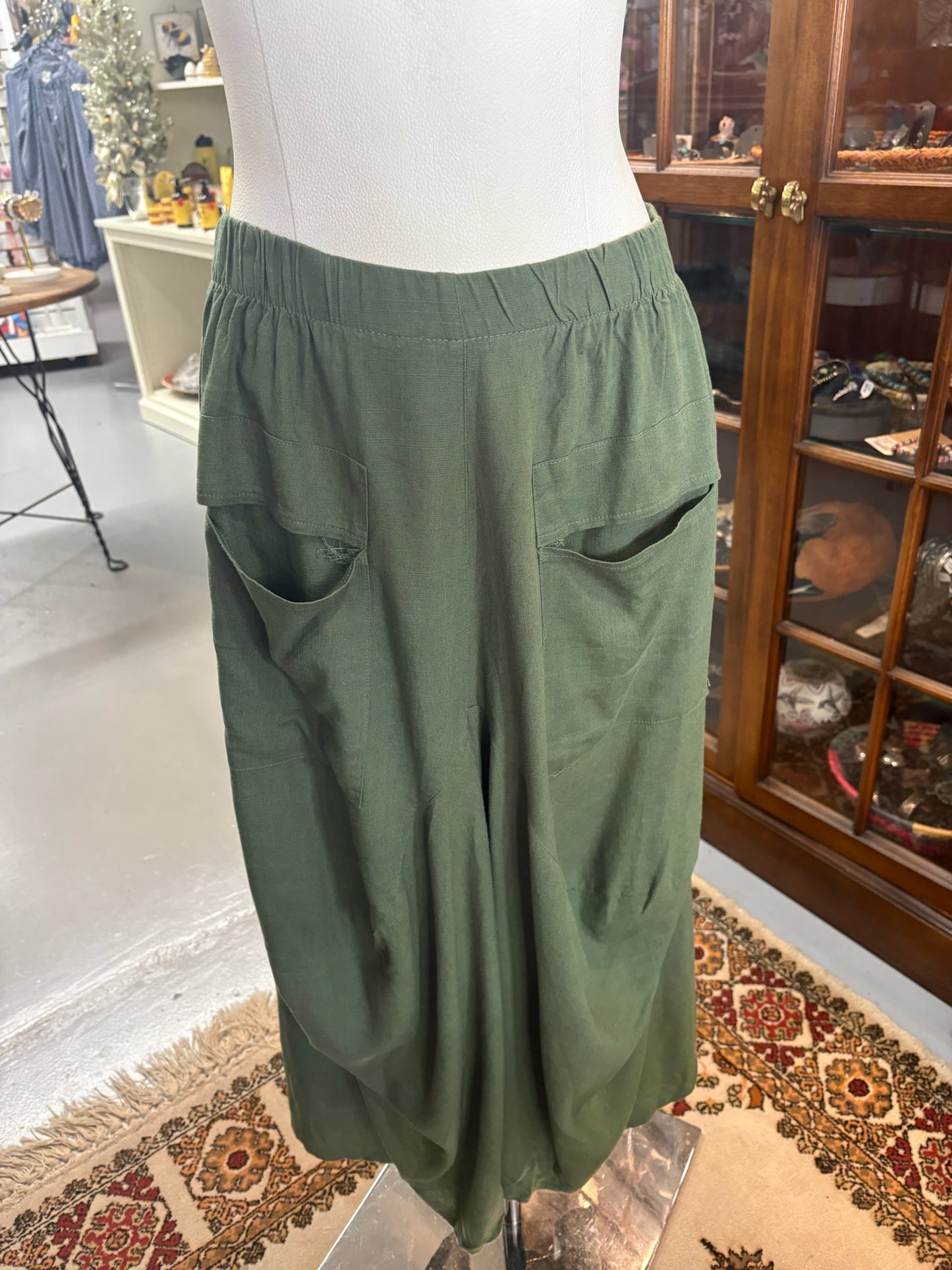 Out and About Pants with elastic waist Harlem style