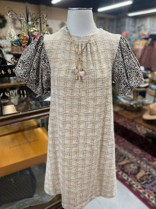 Leopard Dress with Pockets