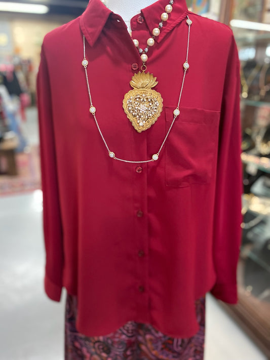 Burgandy Top