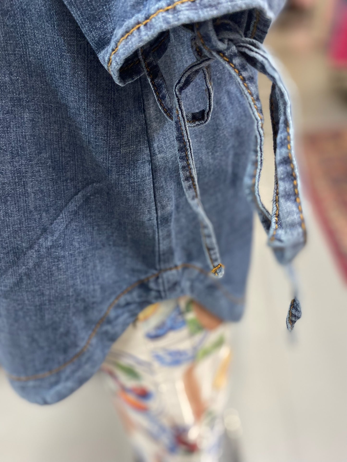 Dixie Top in Denim