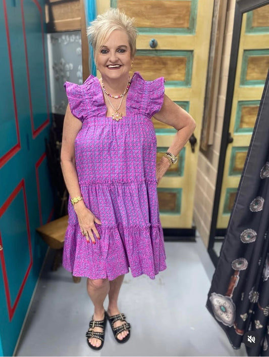 Very Peri Sundress Periwinkle with pockets