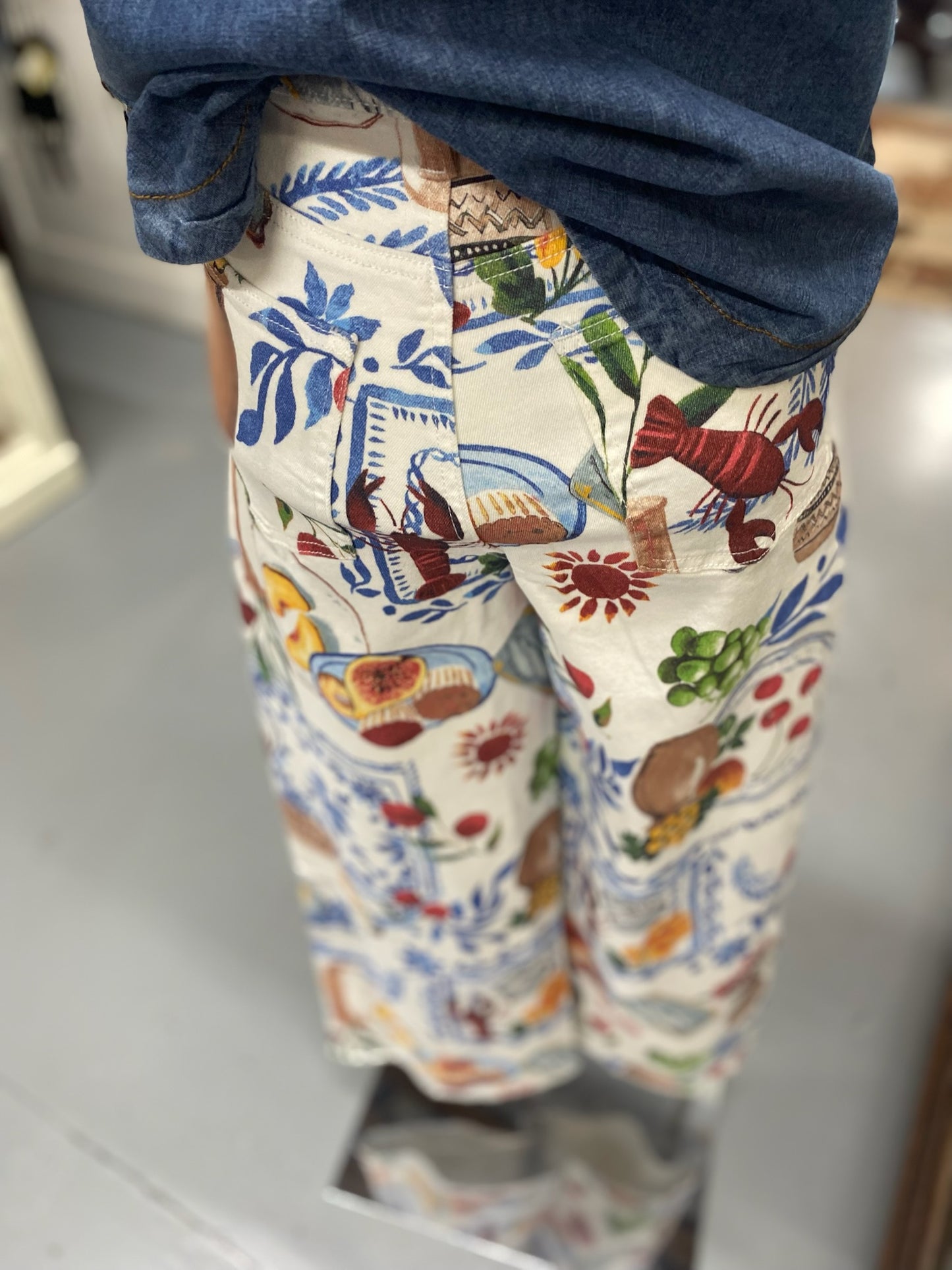 Summer Pants in lightweight denim