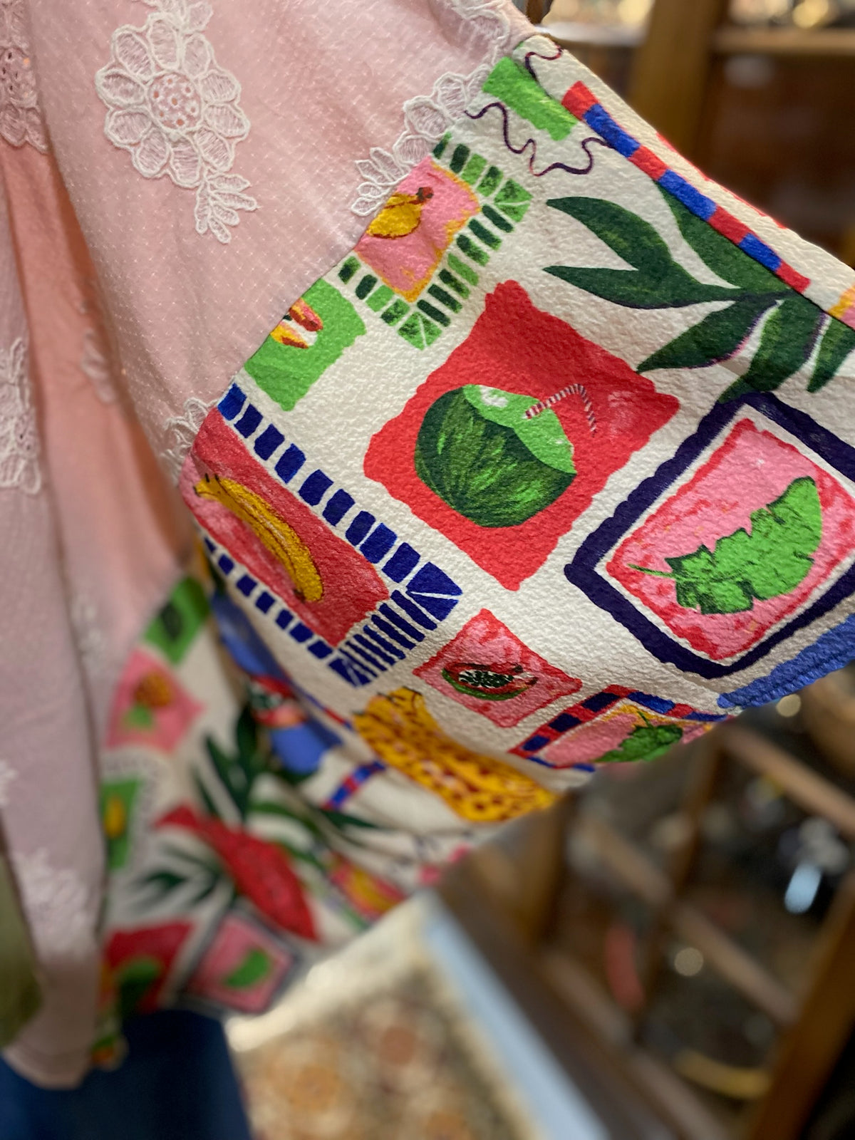 Peace Mix poncho top