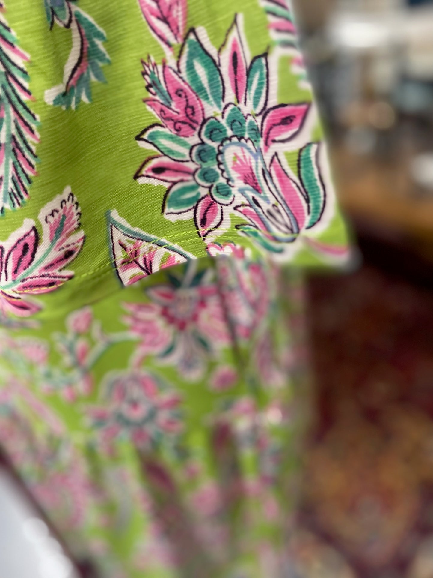 Morning Sage Dress with Pockets