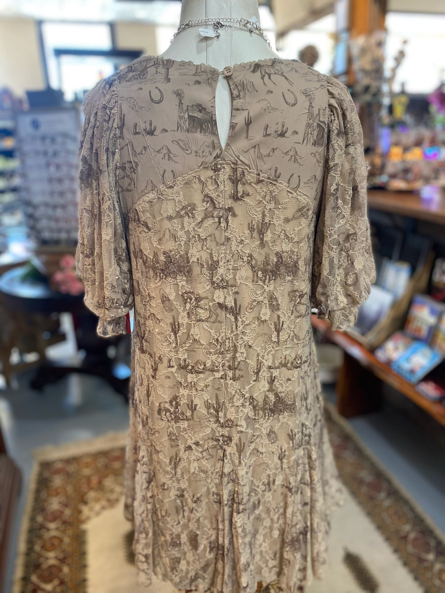 Old West Dress with attached slip