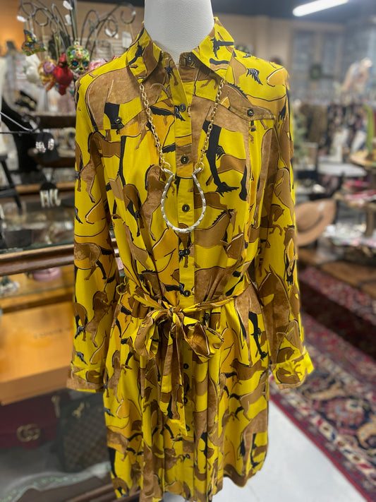 Saddle Up Dress with Pockets