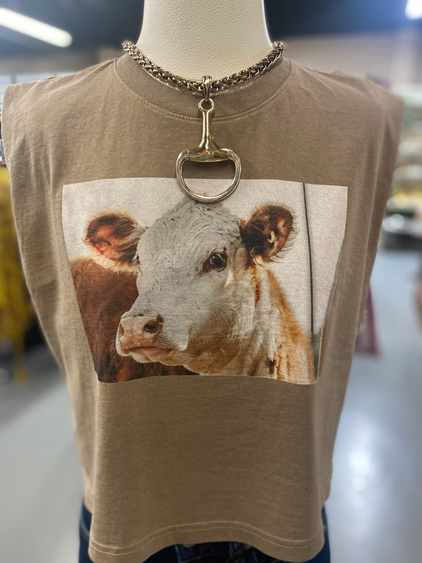 Hereford Calf Boxy Tank