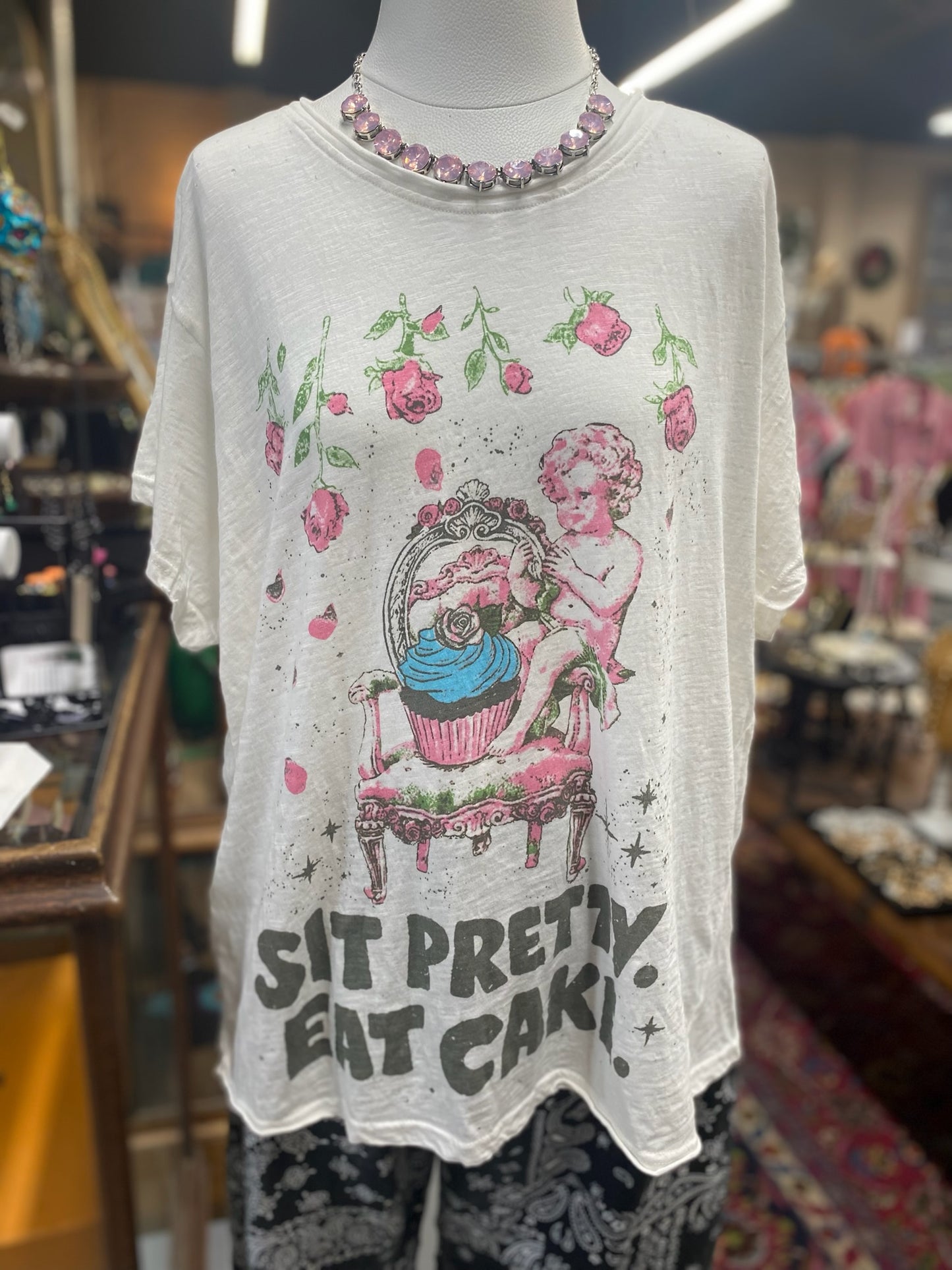 Eat Cake weathered T-shirt