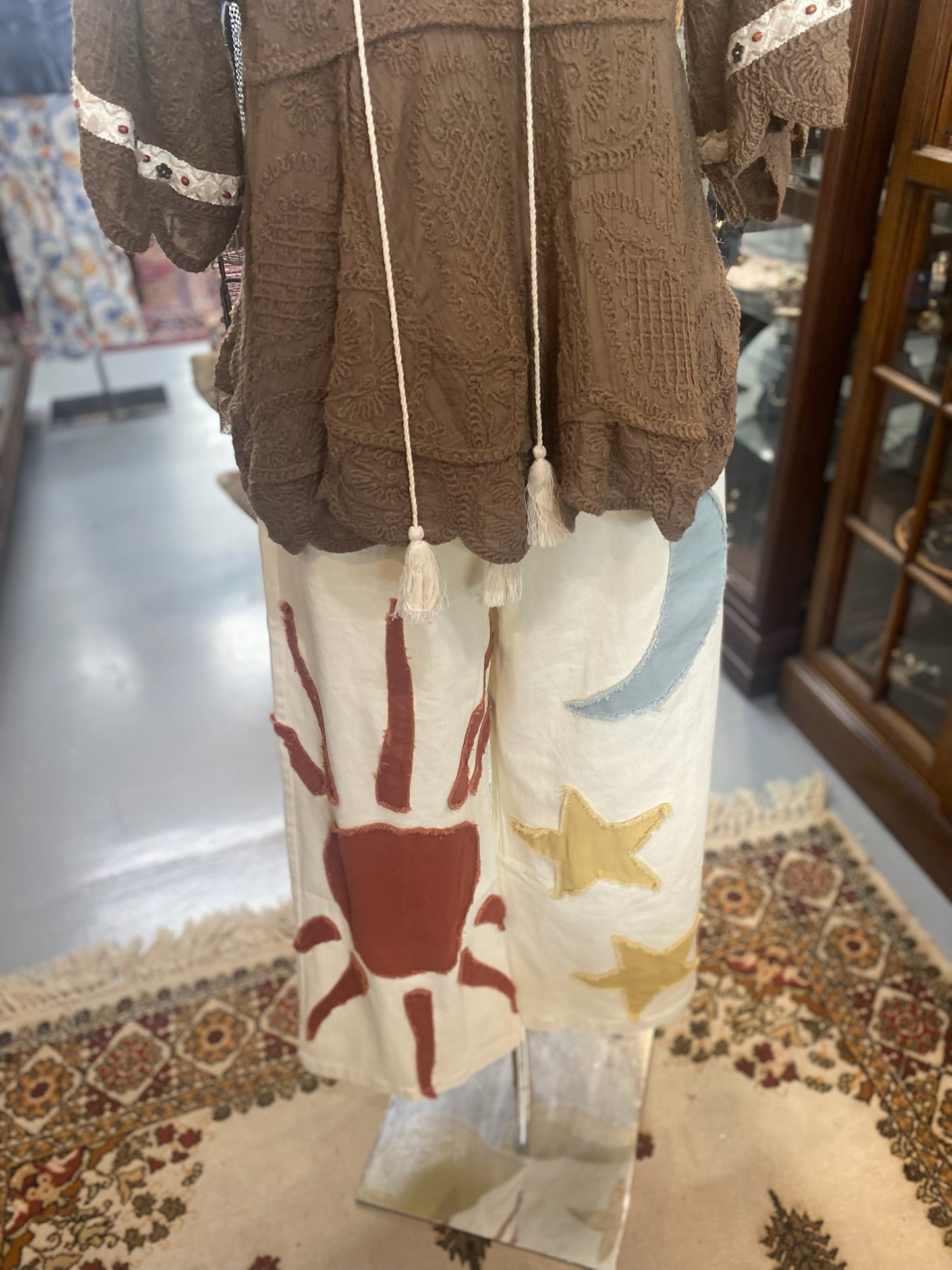 Sun Moon Star Pants with Pockets