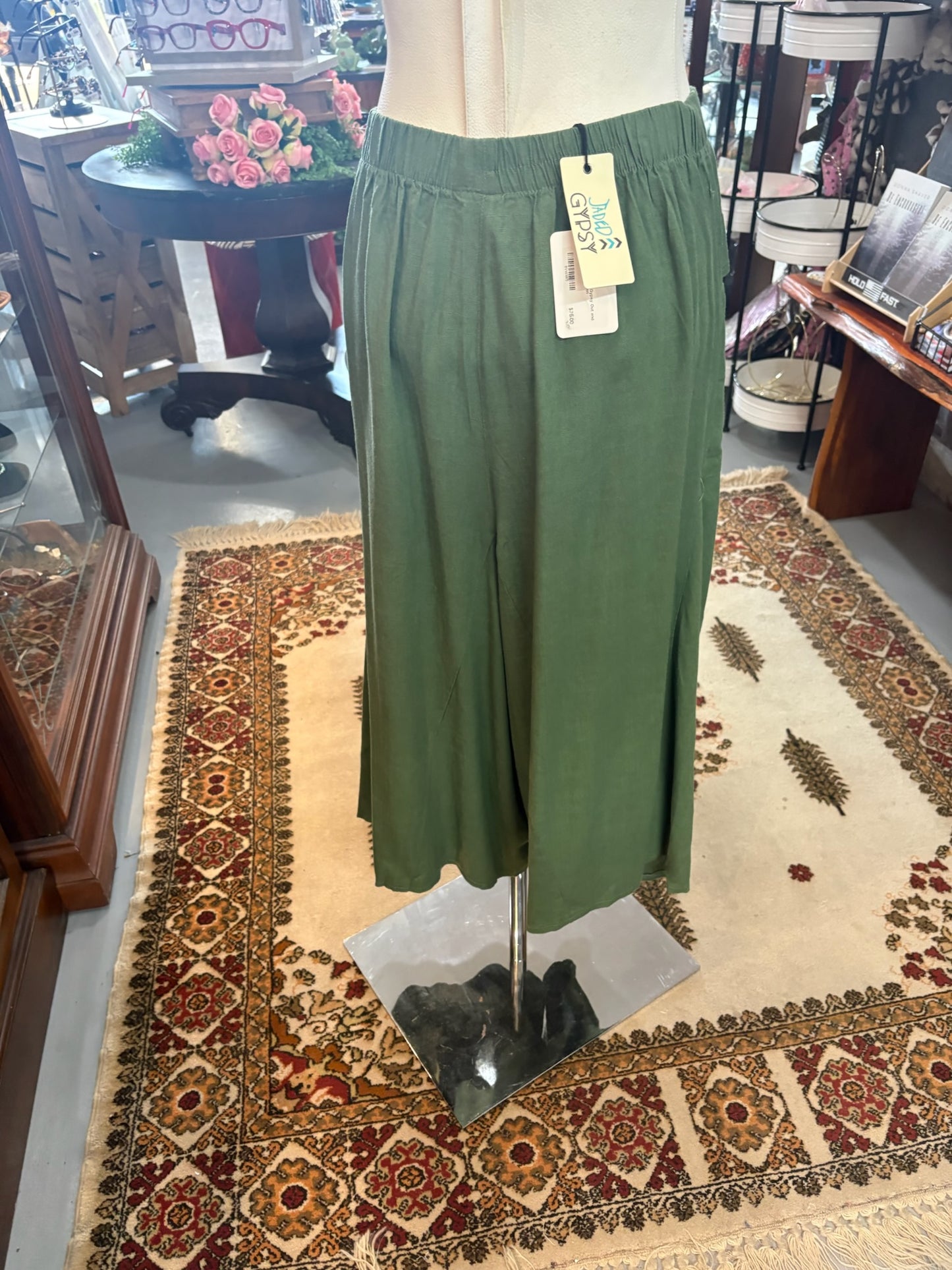 Out and About Pants with elastic waist Harlem style