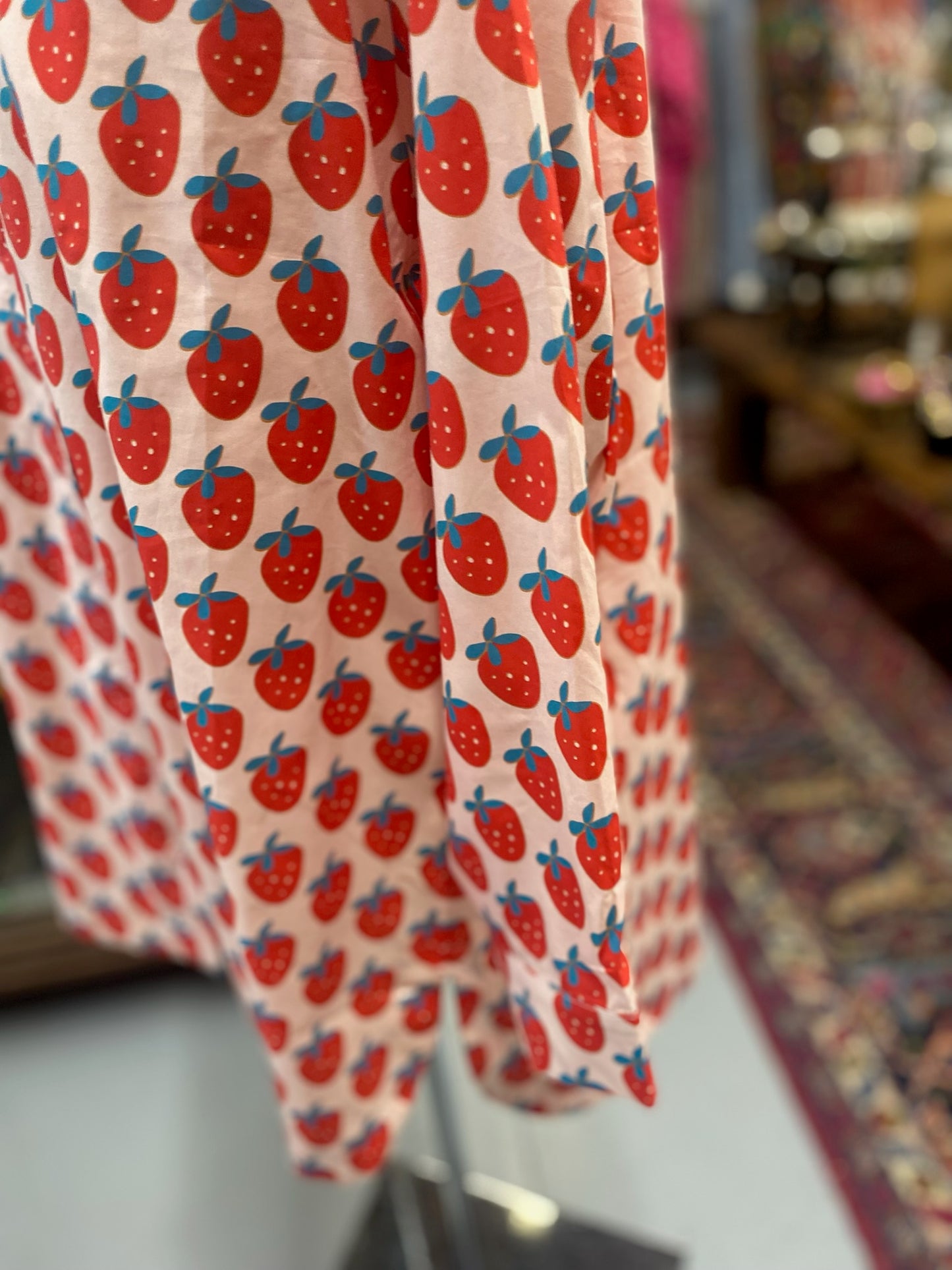 Strawberry Shirt Dress
