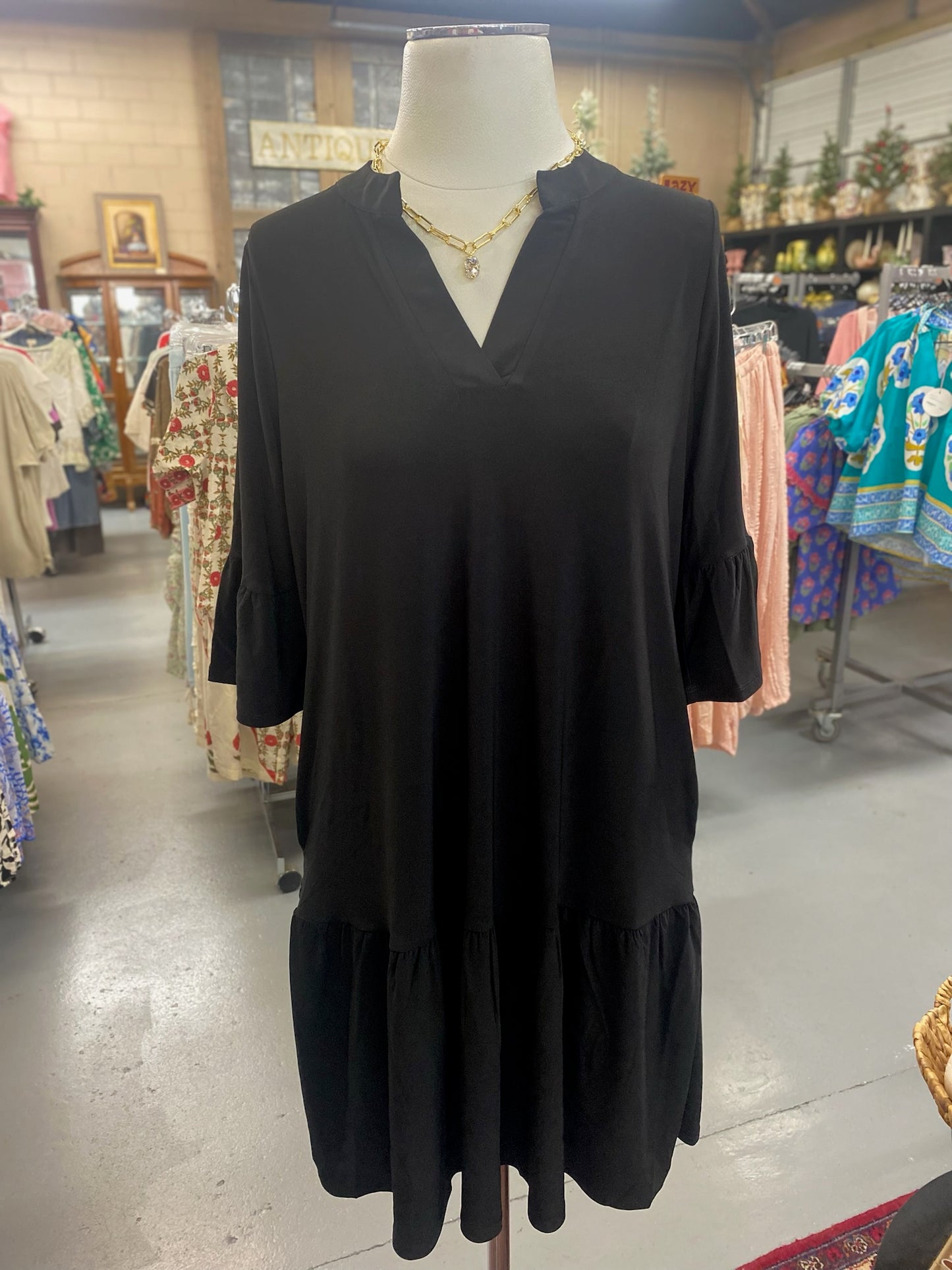 Black Dress with Pockets