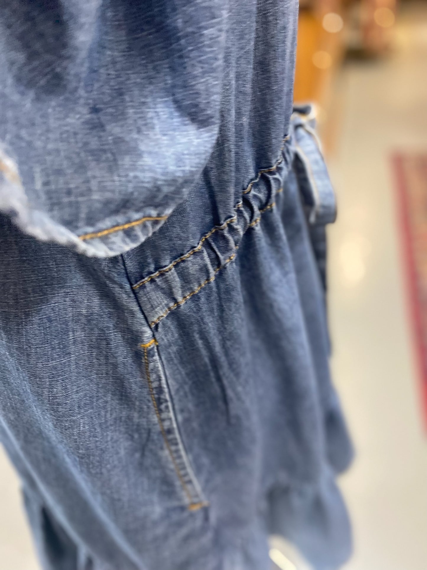 Izzy Denim Dress with Pockets