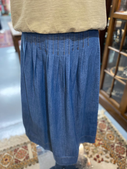 Indigo Denim Skirt