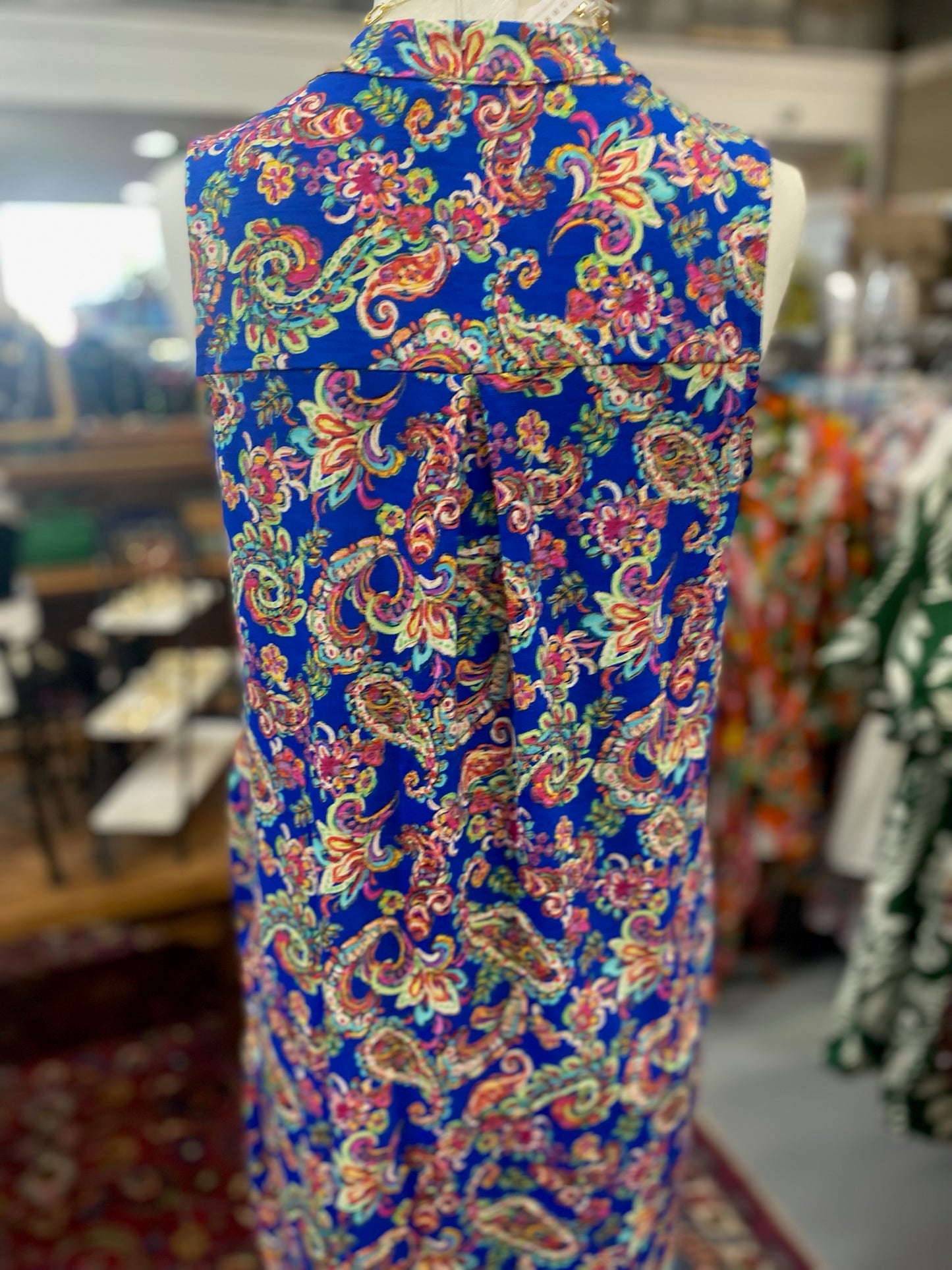 Royal Dress in Blue with Pockets