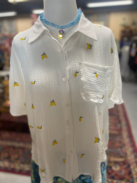 Lemon Gauze Shirt