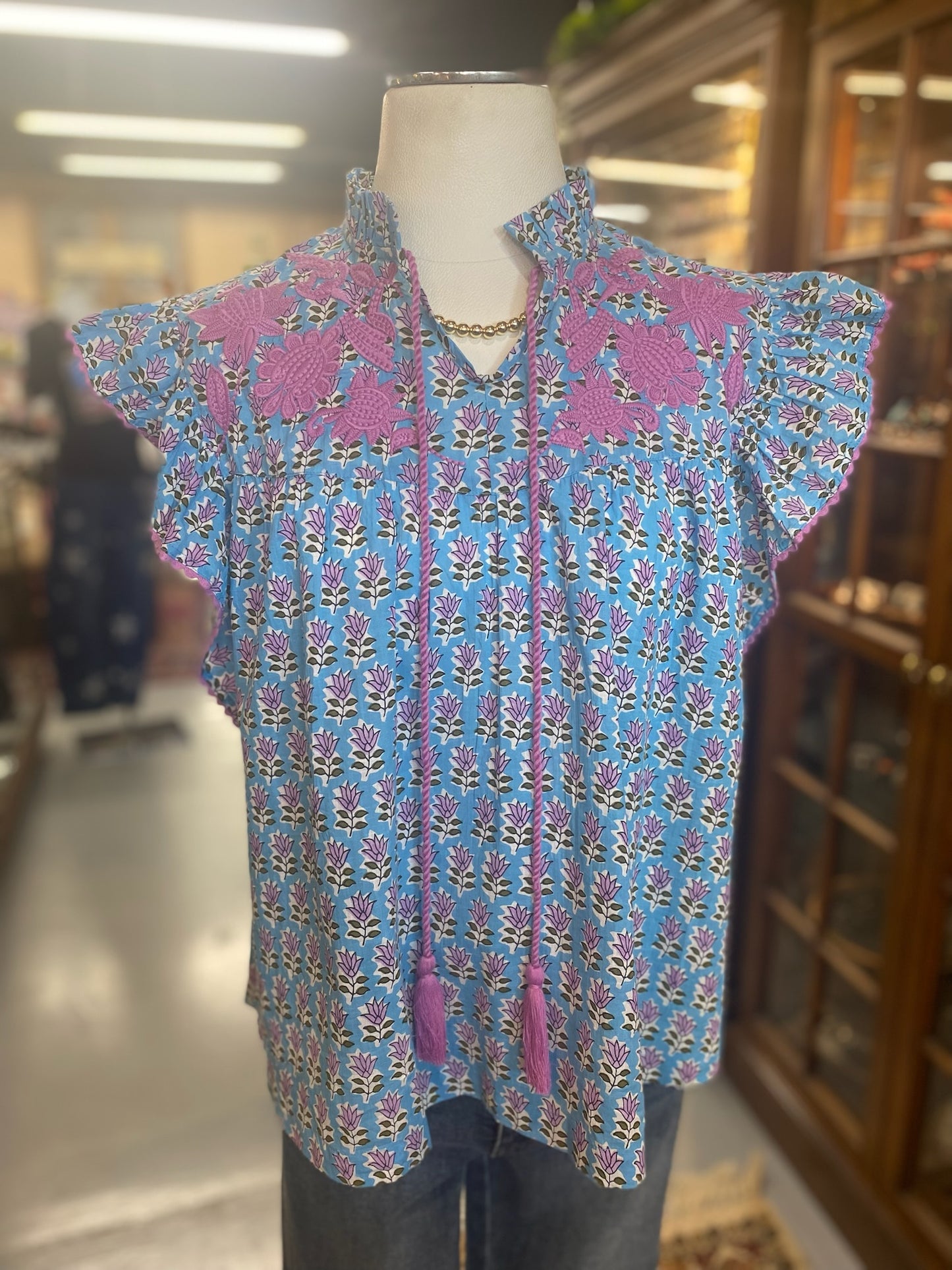 Ivanna Top with Embroidery