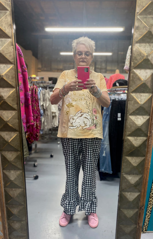 My Place Moon Dance T-shirt with Embroidery