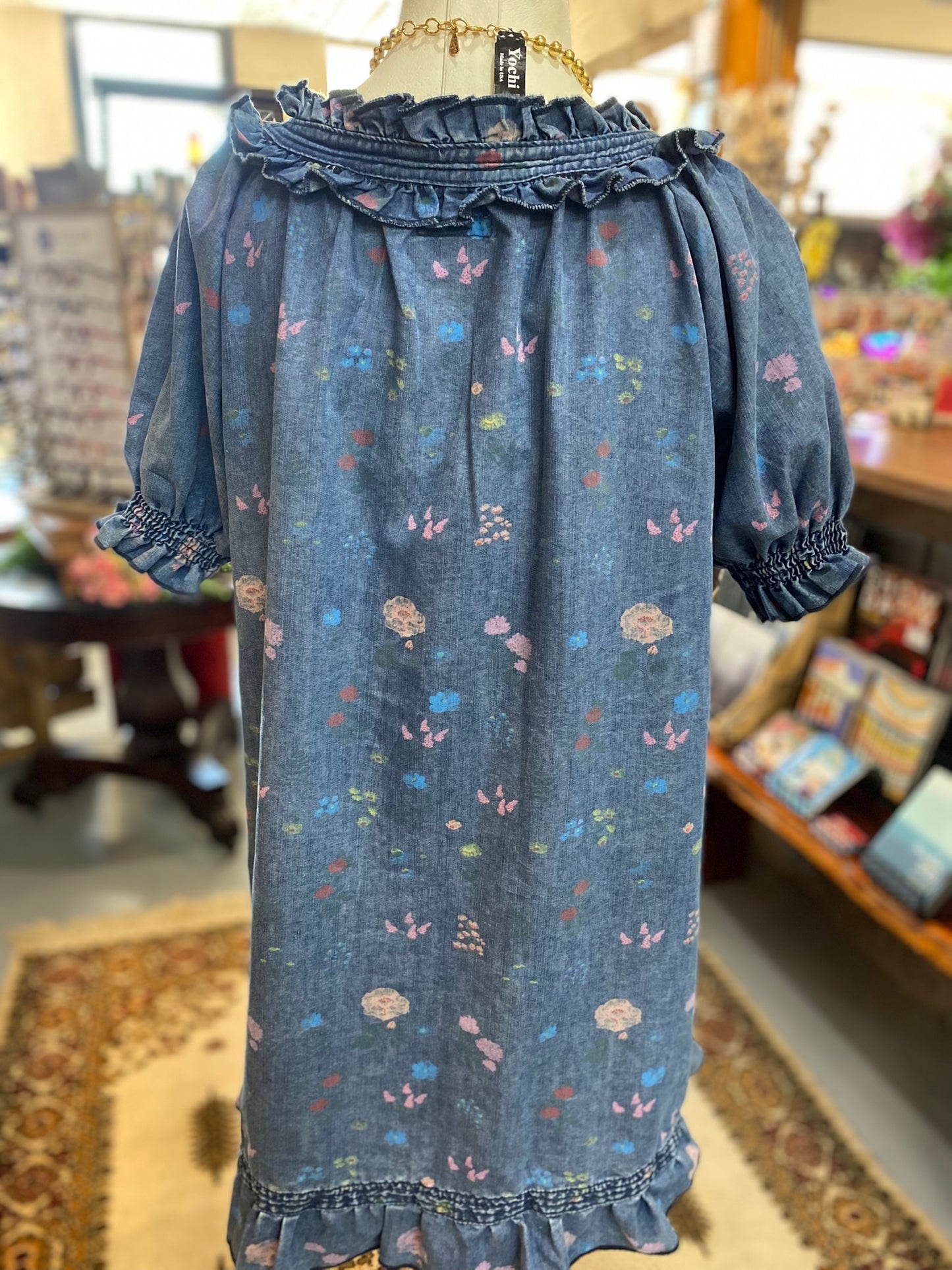 Paint Splattered Dress with pockets