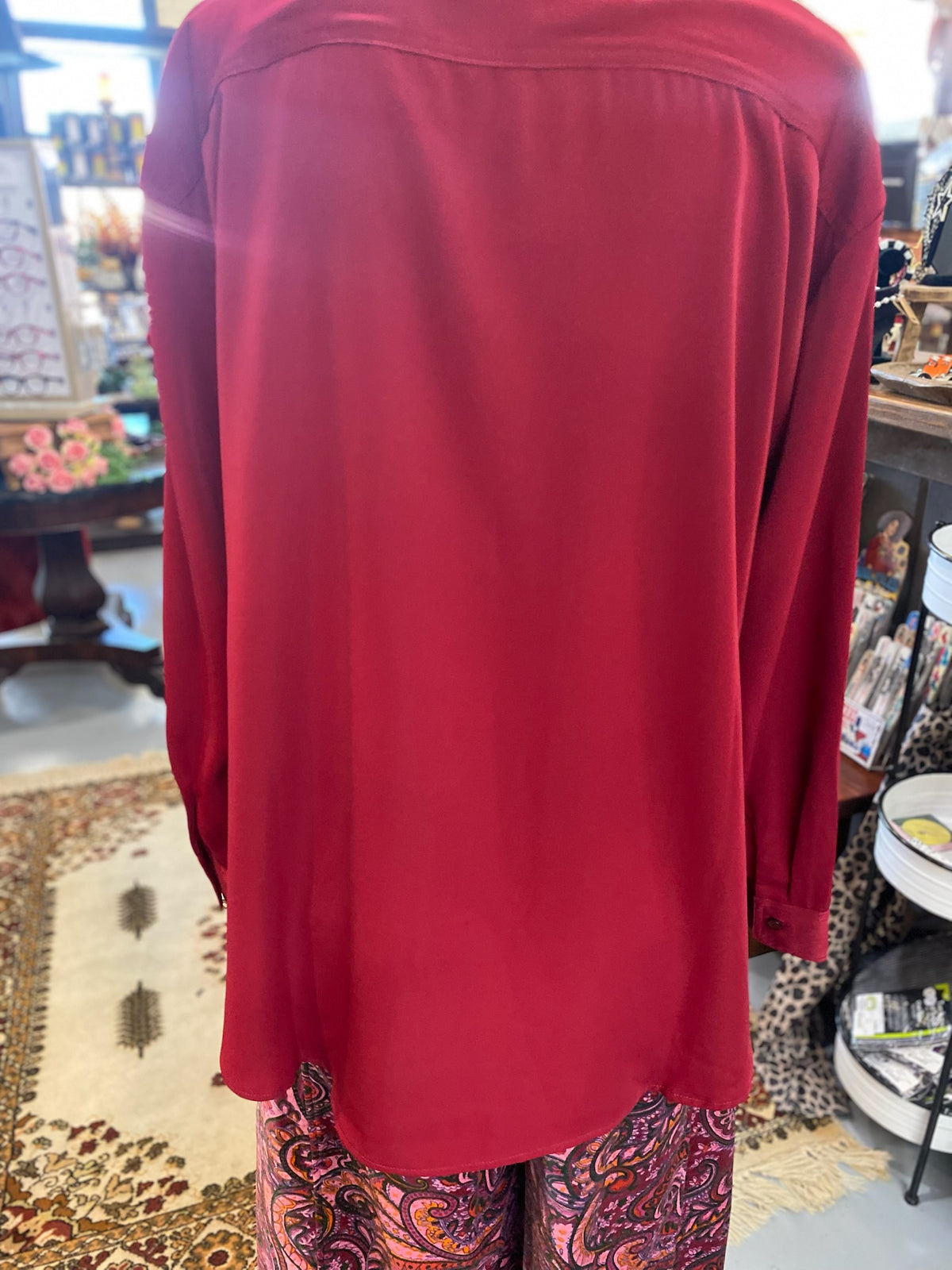 Burgandy Top