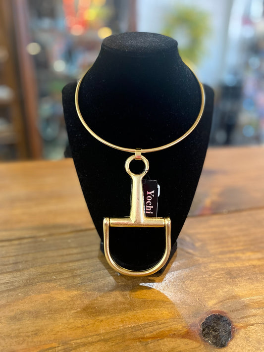 Horse Bit and Choker Necklace