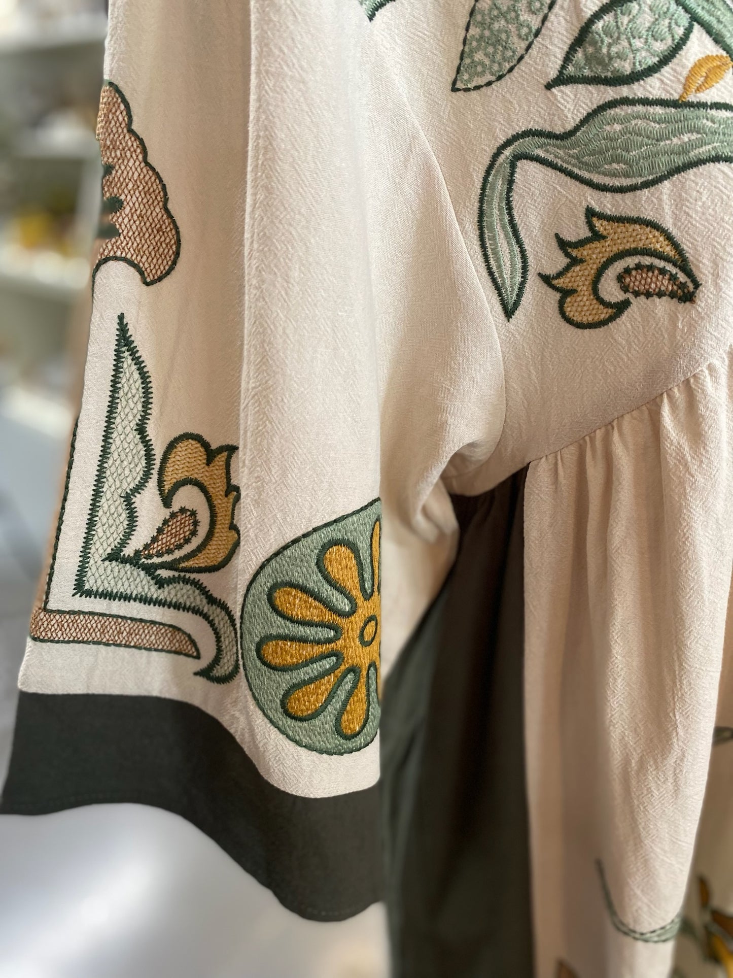 Boho Embroidered Dress