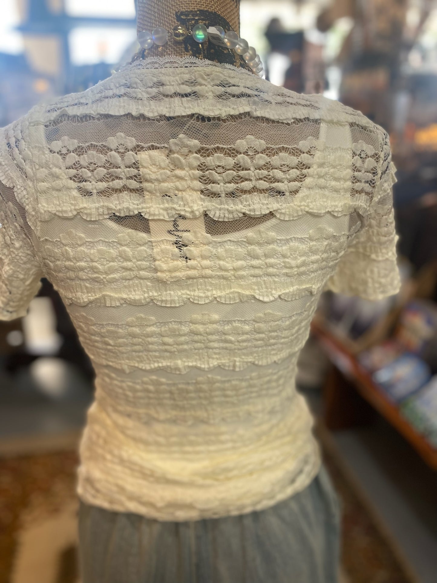 Sheer Fitted Top