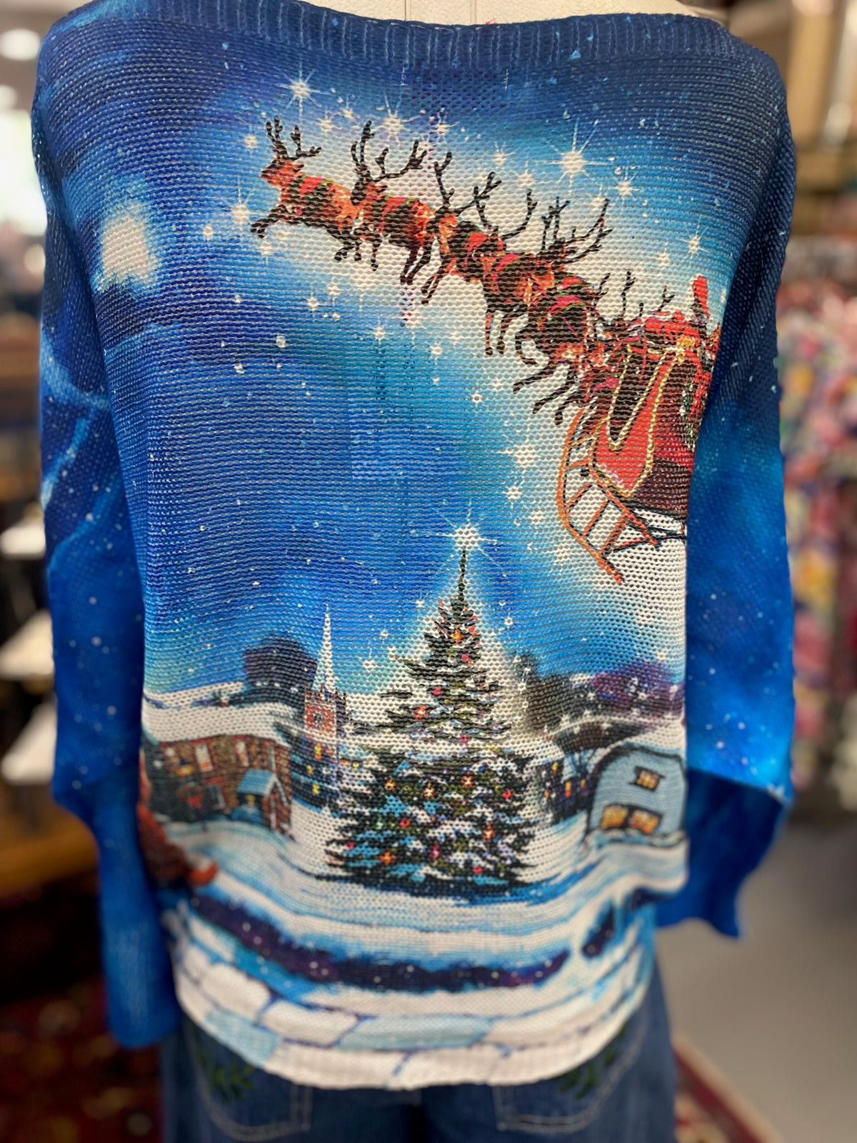 Santa’s Seigh Knit Top