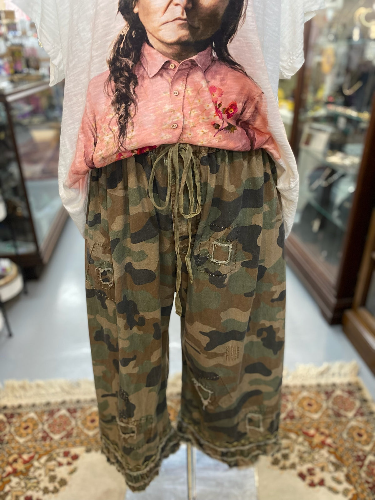 Camo Bloomers with drawstring and pockets